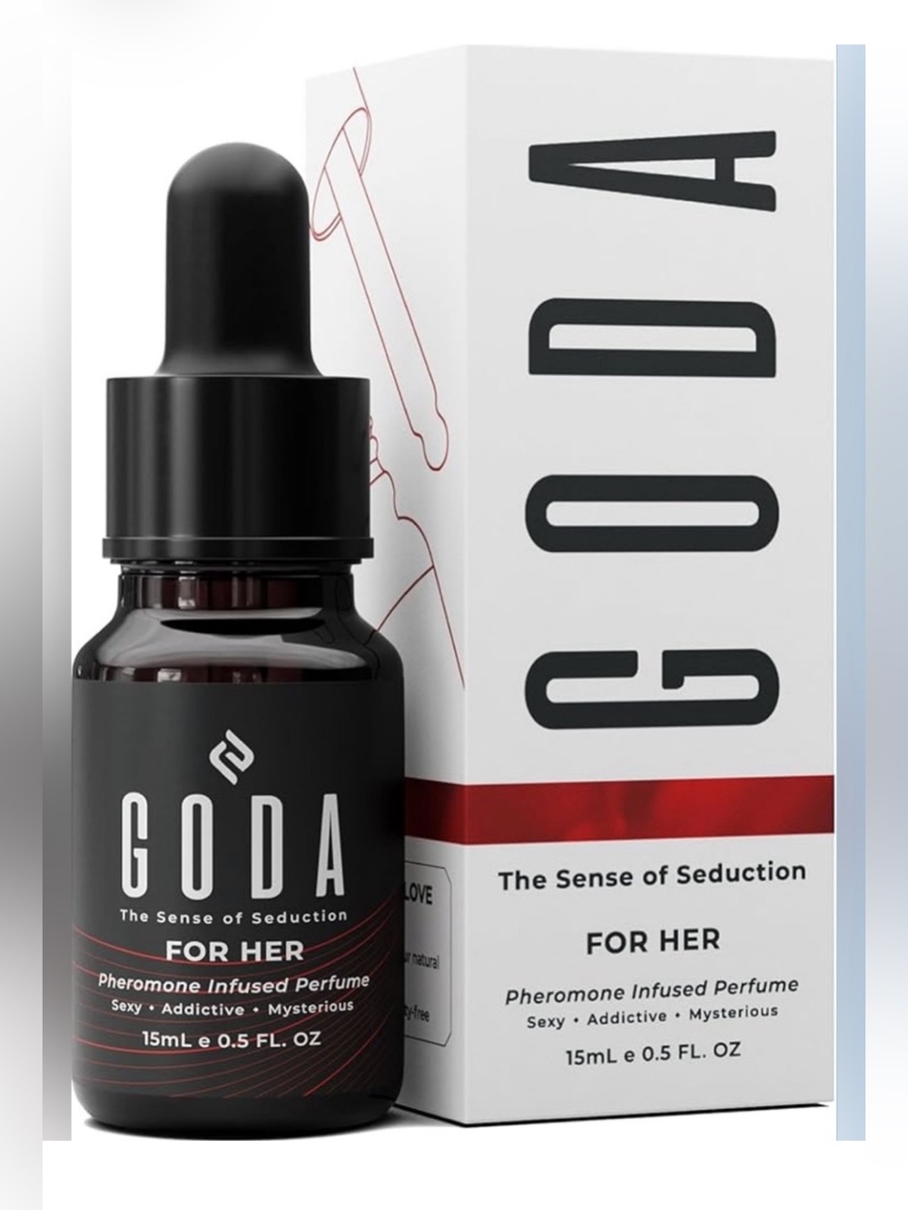GODA ‘For Her’ Pheromone-Infused Fragrance Oil — ALCOHOL FREE